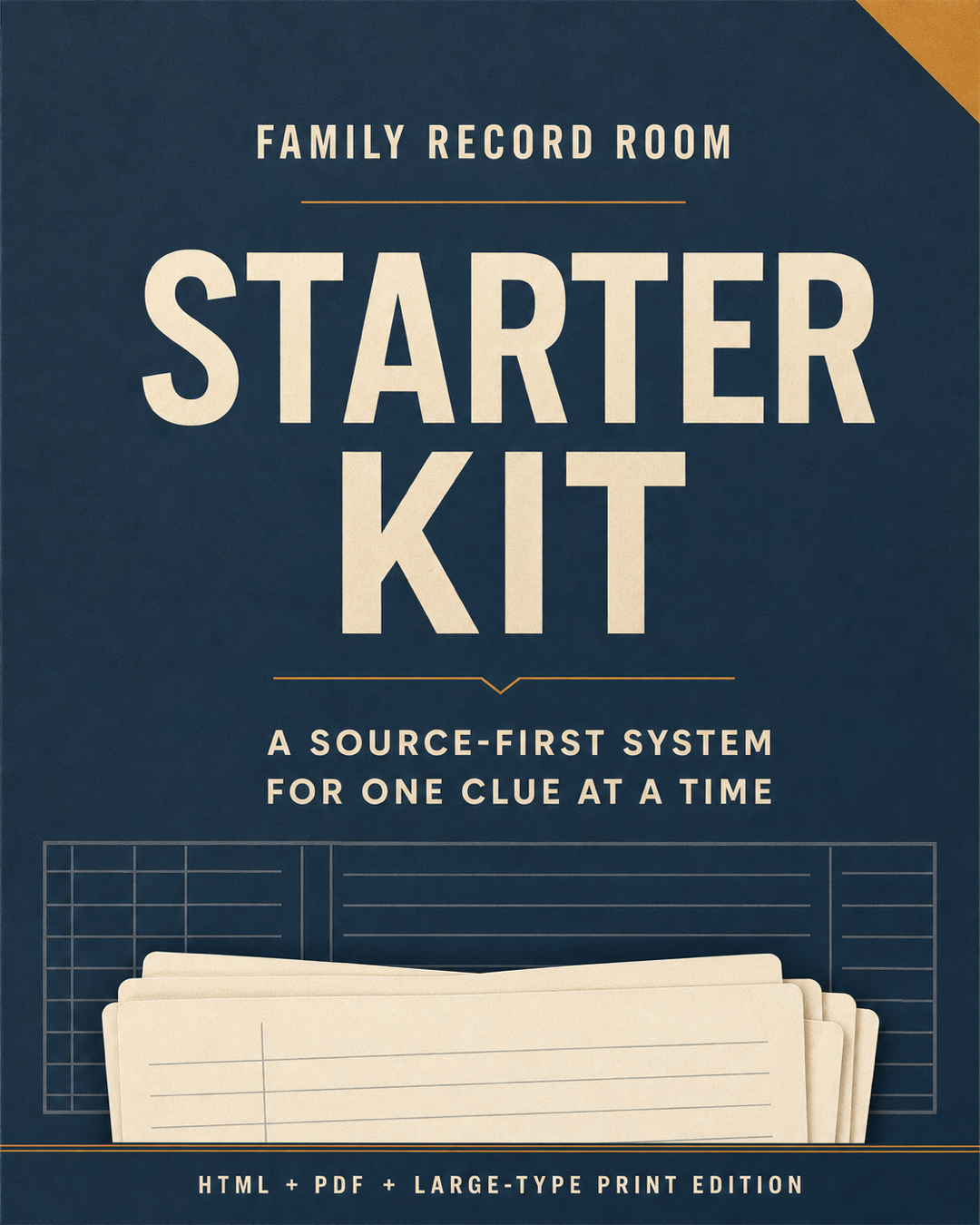 Family Record Room Starter Kit cover